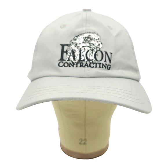 Falcon Contracting Embroidered Nylon Strapback Cap Trucker Baseball Hat Pukka - Picture 9 of 13
